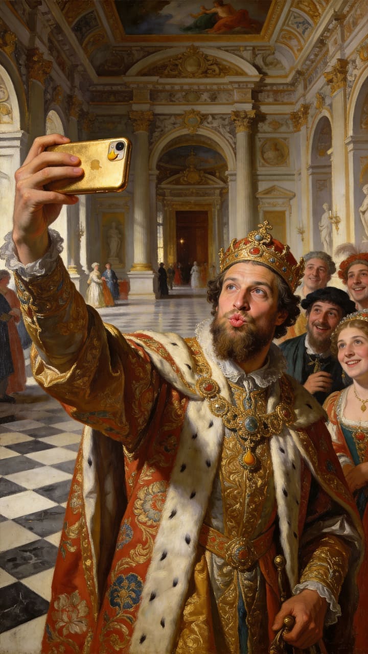 Historical Figure Selfie